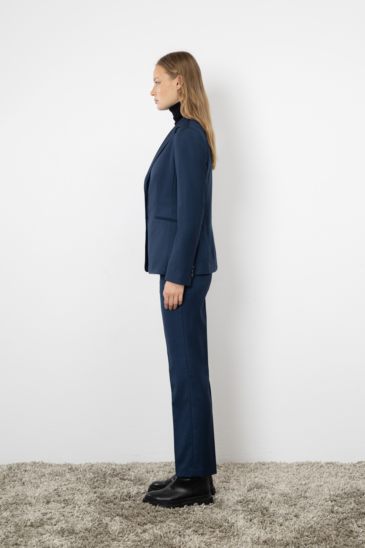 Жакет VASSA CODE, пол женский, цвет синий, фото №3