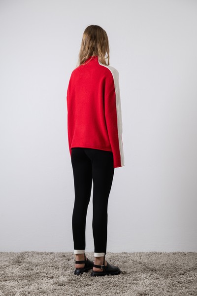 Jumper VASSA CODE, пол female, цвет red, фото №6