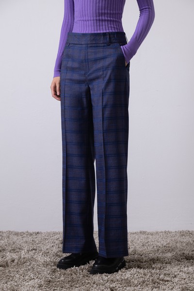 Брюки женские VASSA CODE, пол женский, цвет синий, фото №3