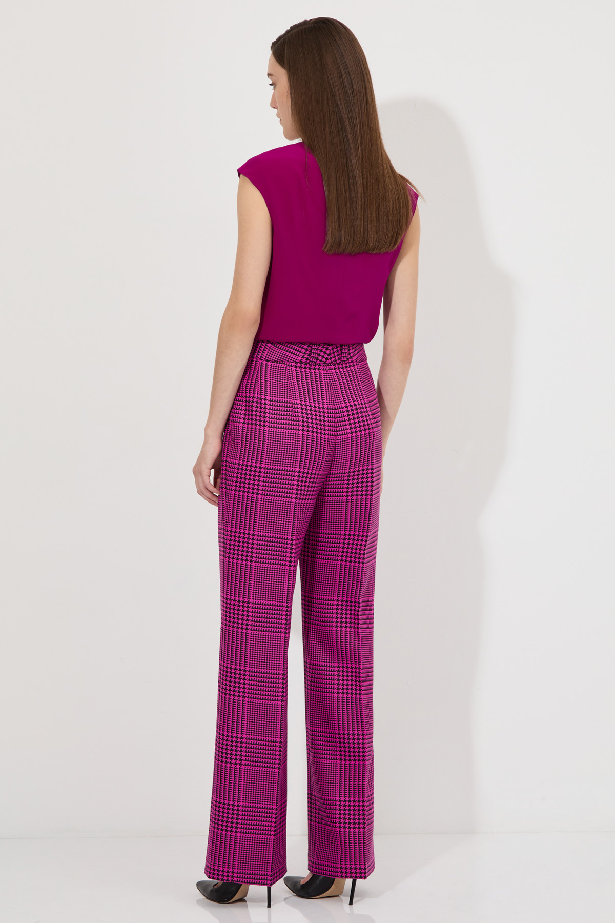 Брюки VASSA&Co, пол женский, цвет розовый, фото №4