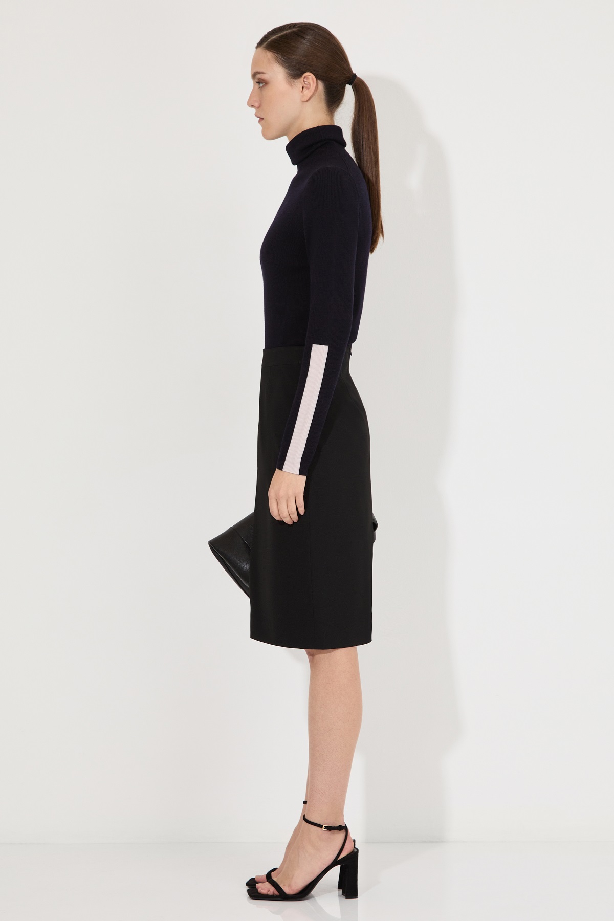 Юбка VASSA&Co, пол женский, цвет черный, фото №3