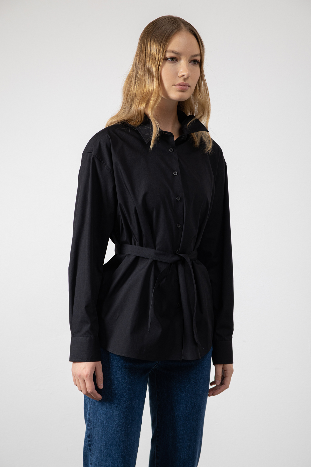 Blouse , пол female, цвет black, фото №5