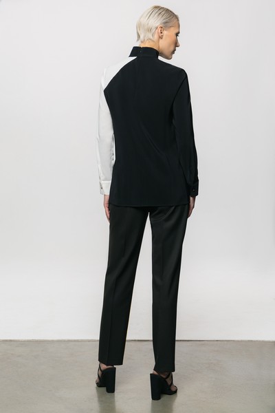 Блузка VASSA&Co, пол женский, цвет черный, фото №3