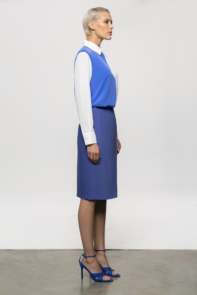 Юбка VASSA&Co, пол female, цвет violet, фото №2