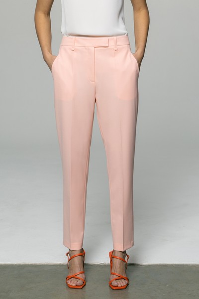 Зауженные брюки длиной 7/8 VASSA&Co, пол female, цвет pink, фото №2