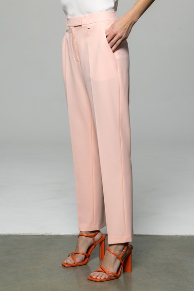 Зауженные брюки длиной 7/8 VASSA&Co, пол female, цвет pink, фото №6