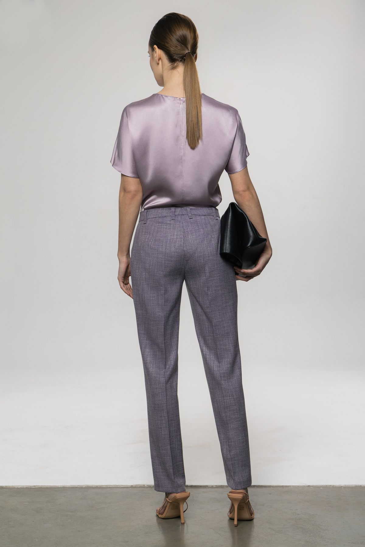 Брюки , пол женский, цвет фиолетовый, фото №5