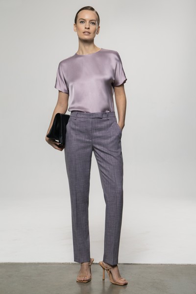 Брюки , пол женский, цвет фиолетовый, фото №6