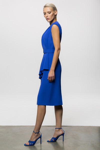 Платье VASSA&Co, пол female, цвет синий, фото №2