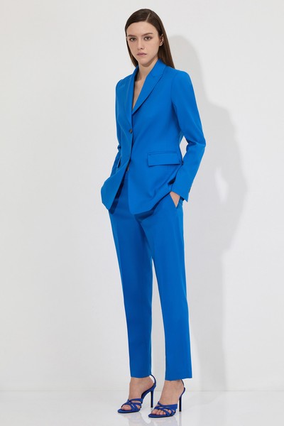 Жакет VASSA&Co, пол женский, цвет синий, фото №3