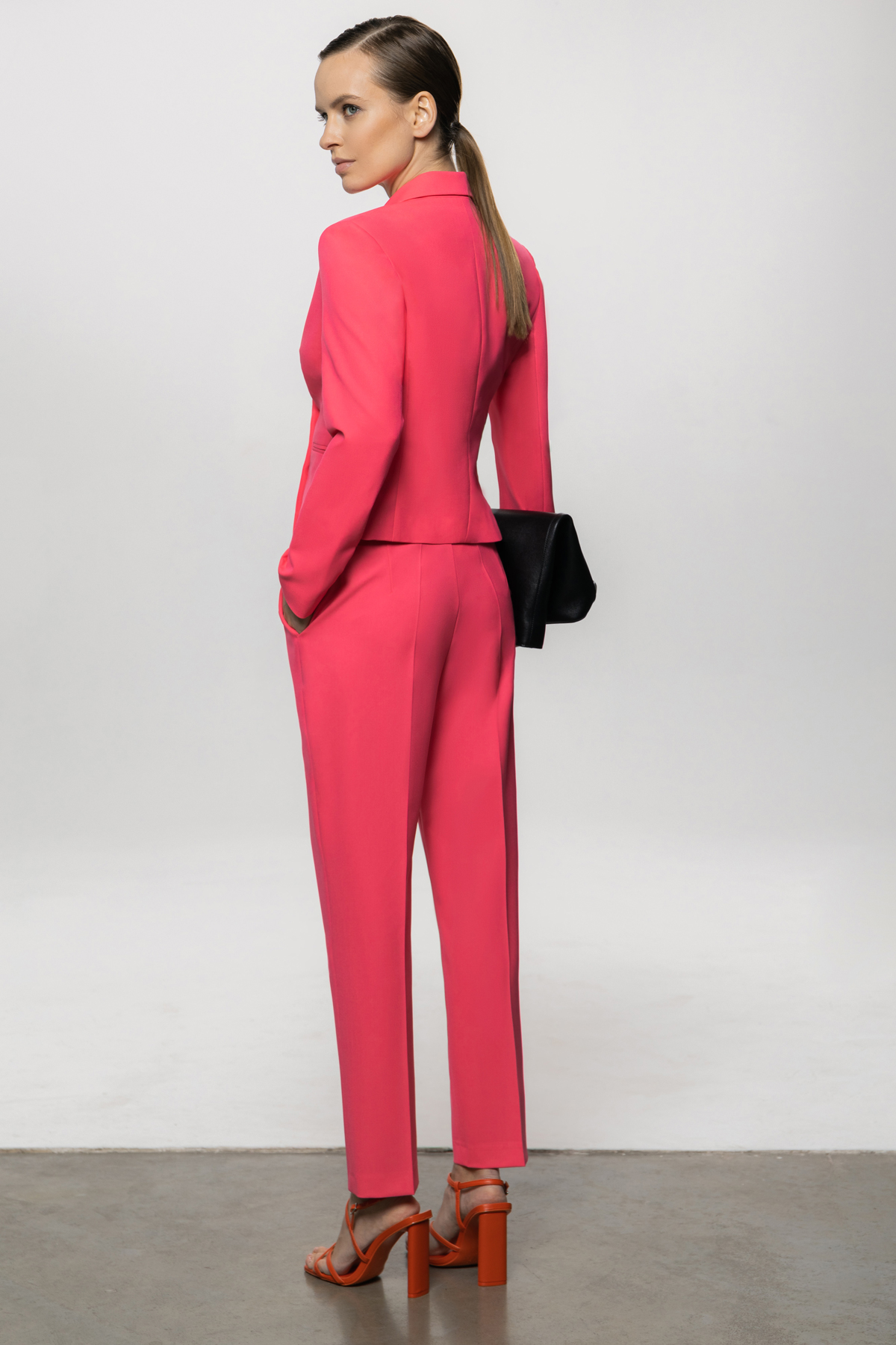 Брюки VASSA&Co, пол женский, цвет розовый, фото №2