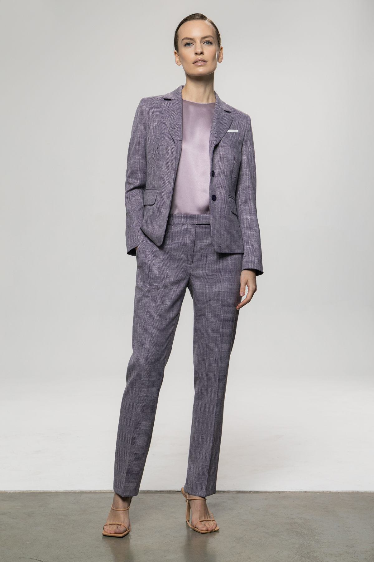 Брюки , пол женский, цвет фиолетовый, фото №2