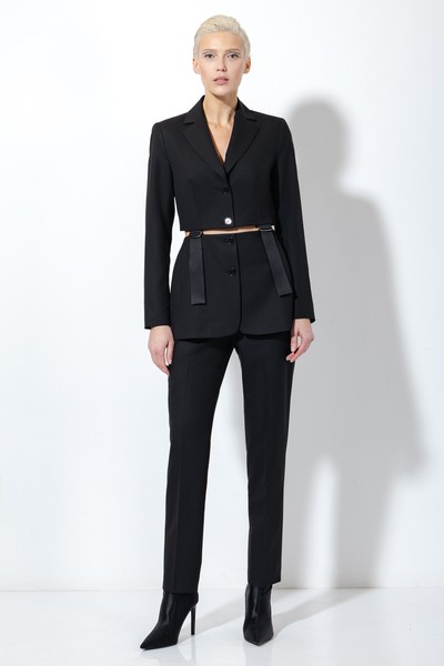 Жакет-трансформер VASSA&Co, пол женский, цвет черный, фото №4