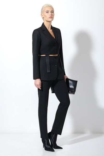 Жакет-трансформер VASSA&Co, пол женский, цвет черный, фото №6