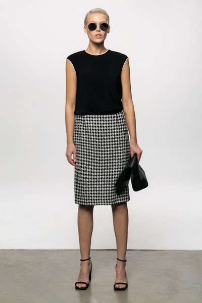 Юбка VASSA&Co, пол женский, цвет черный, фото №2