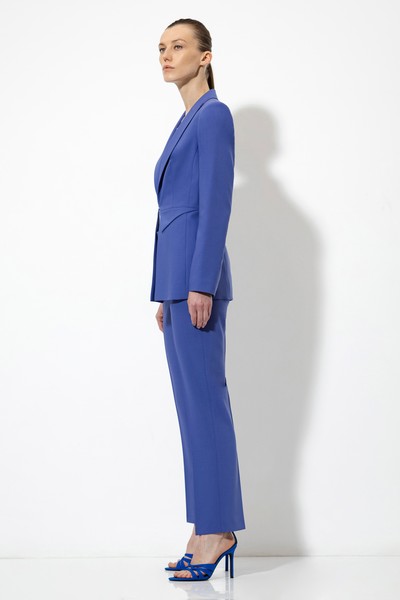 Приталенный жакет VASSA&Co, пол женский, цвет фиолетовый, фото №3