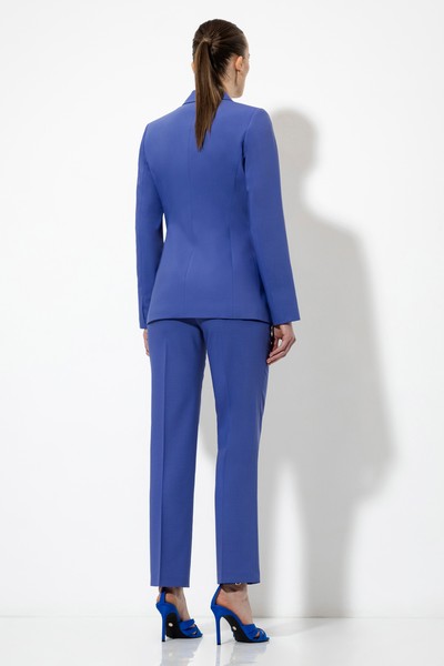 Приталенный жакет VASSA&Co, пол женский, цвет фиолетовый, фото №4