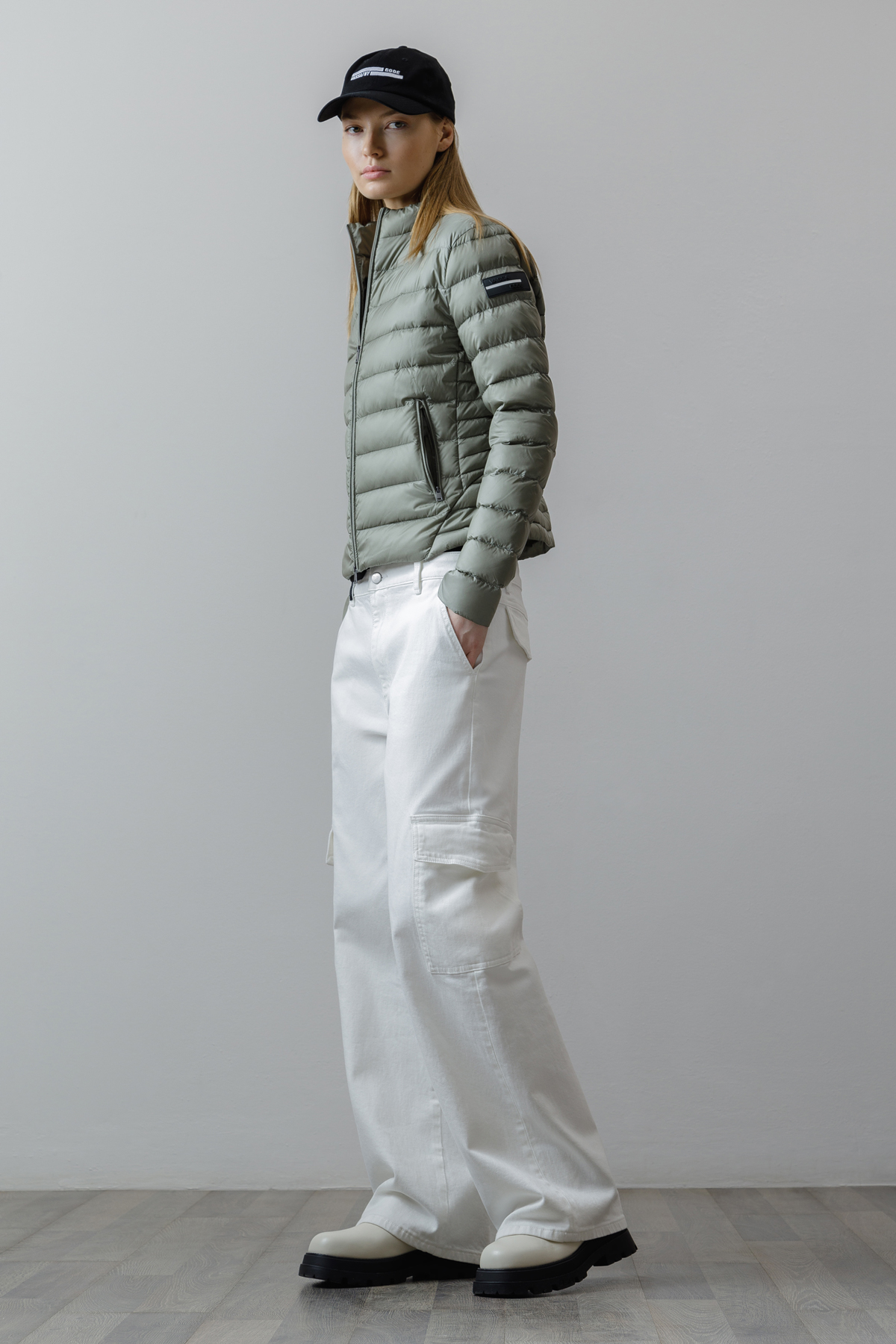 Jacket VASSA CODE, пол female, цвет зеленый, фото №4