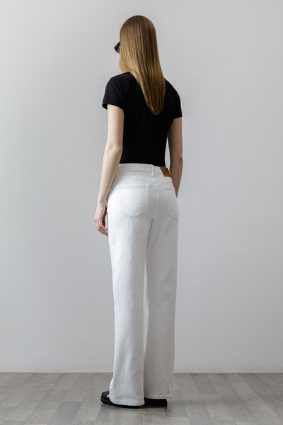 Джинсы RIO MID RISE , пол женский, цвет белый, фото №3