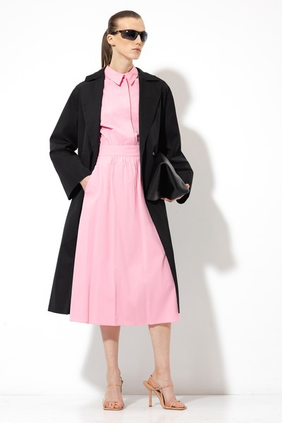 Платье с принтом VASSA&Co, пол женский, цвет розовый, фото №7