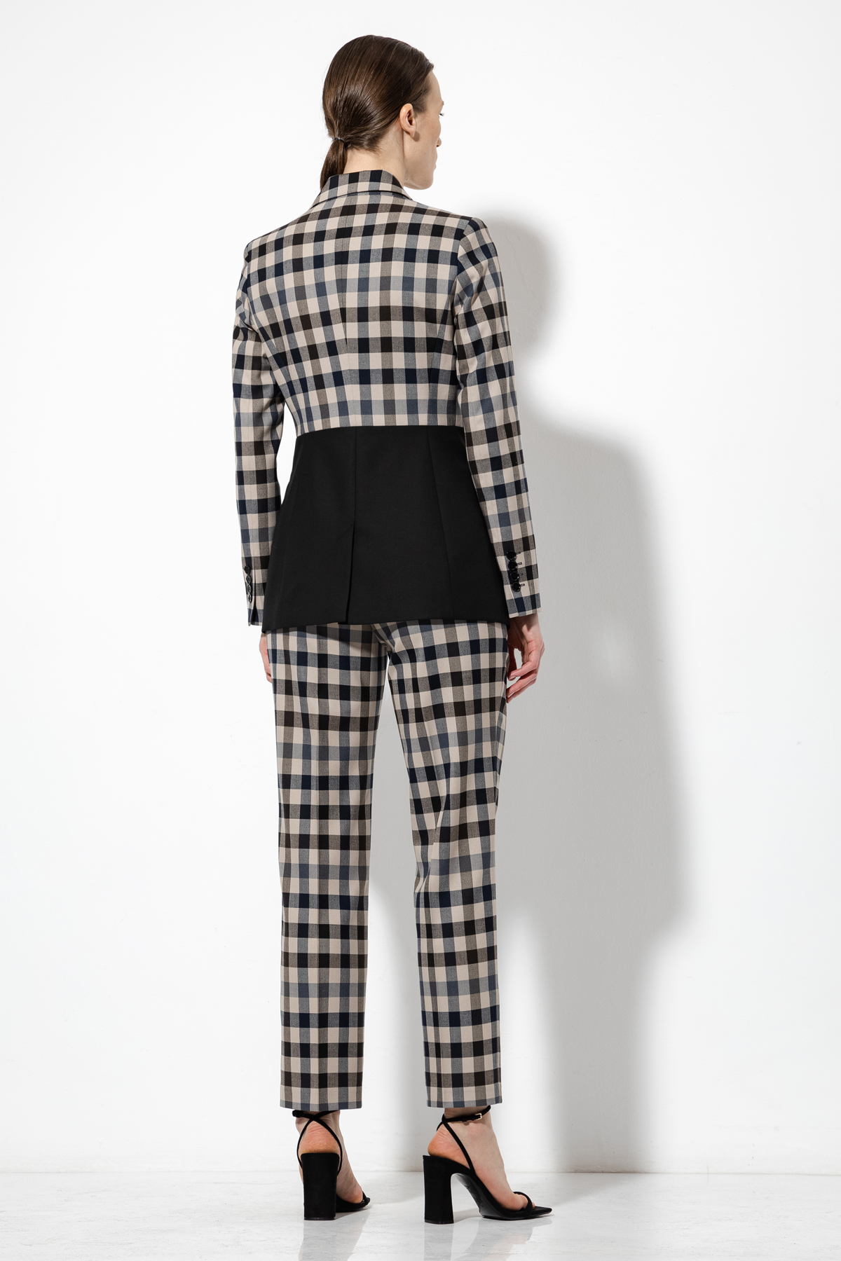 Прямые брюки в длине 7/8 VASSA&Co, пол женский, цвет серый, фото №4