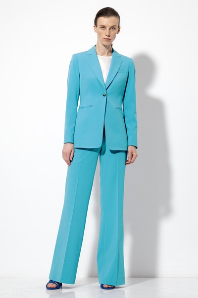 Жакет VASSA&Co, пол женский, цвет голубой, фото №3