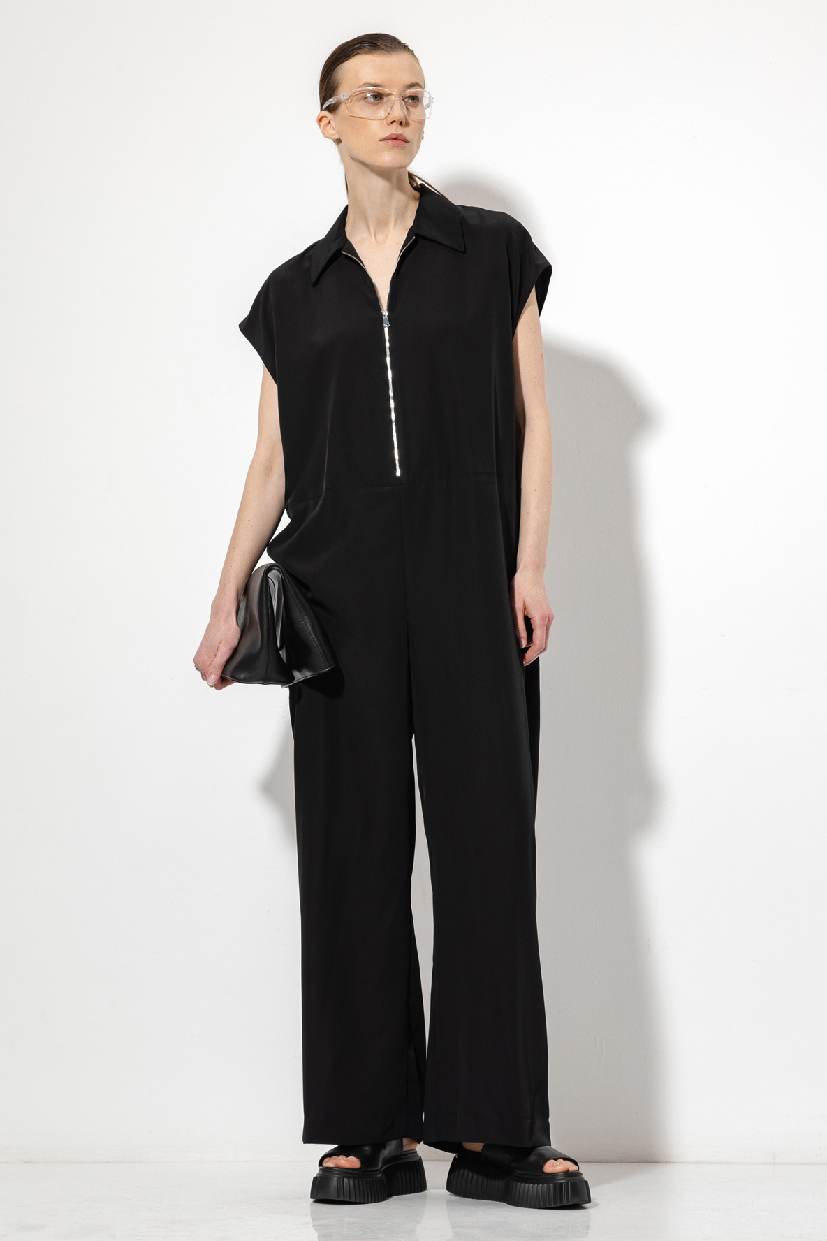 Комбинезон VASSA&Co, пол женский, цвет черный, фото №6