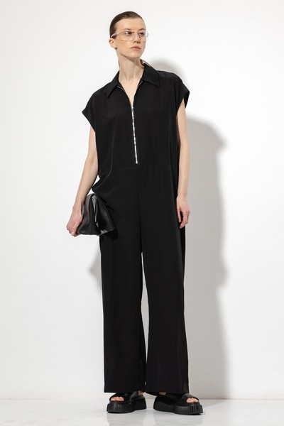 Комбинезон VASSA&Co, пол женский, цвет черный, фото №6