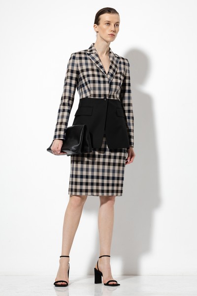 Однобортный жакет VASSA&Co, пол женский, цвет серый, фото №9