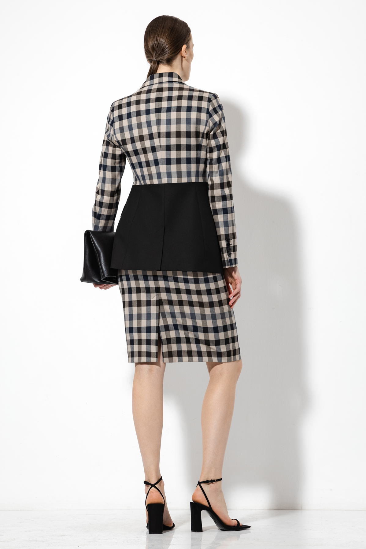 Однобортный жакет VASSA&Co, пол женский, цвет серый, фото №12