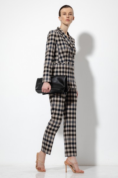 Прямые брюки в длине 7/8 VASSA&Co, пол женский, цвет серый, фото №2