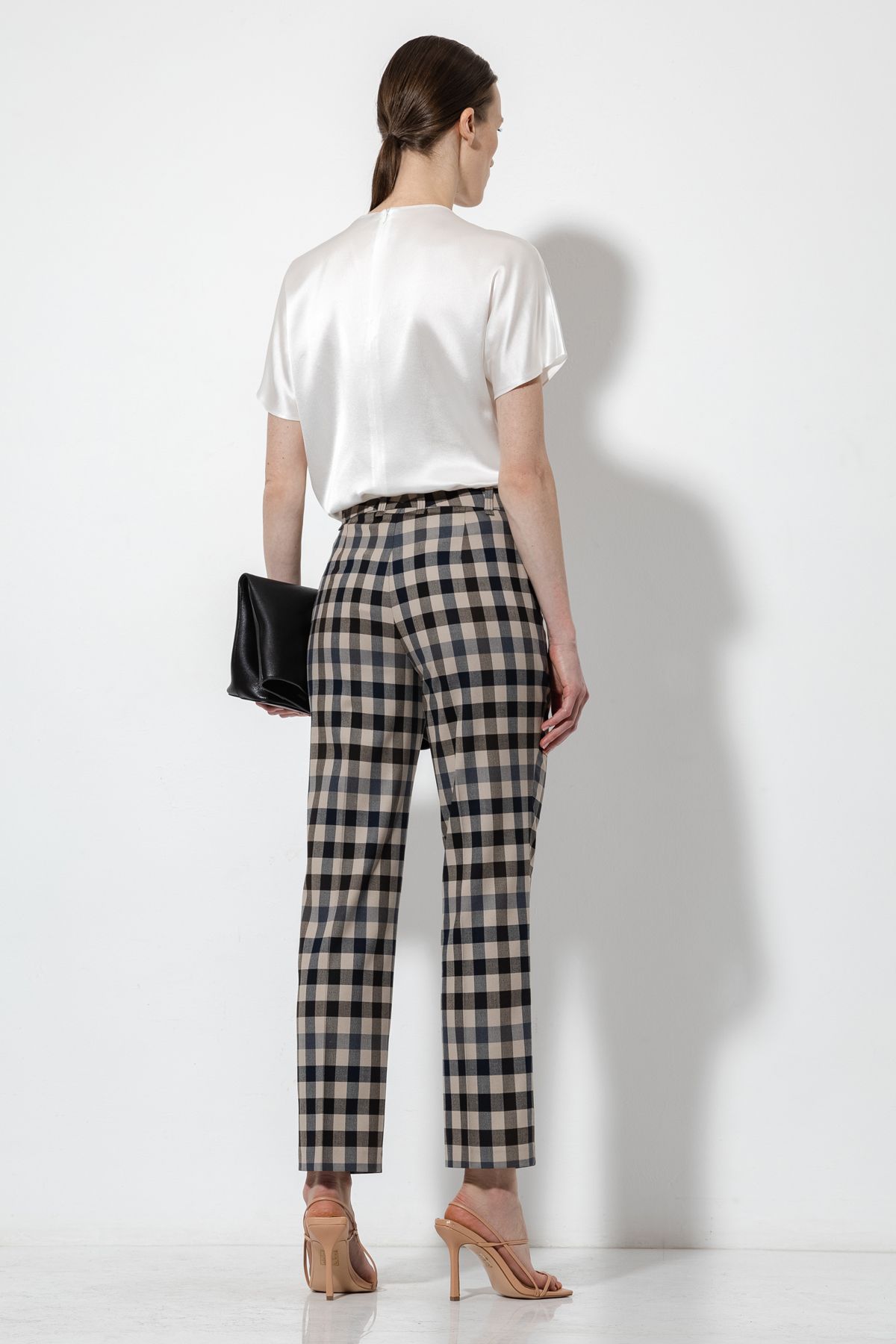 Прямые брюки в длине 7/8 VASSA&Co, пол женский, цвет серый, фото №5