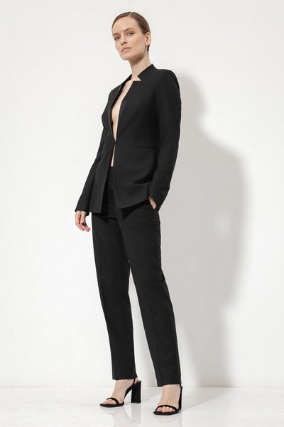 Жакет без лацканов VASSA&Co, пол женский, цвет черный, фото №3