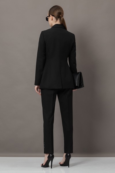 Жакет с графичной вышивкой VASSA&Co, пол женский, цвет черный, фото №3