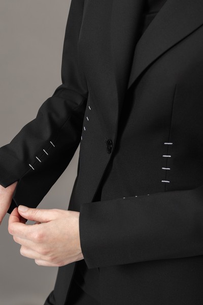 Жакет с графичной вышивкой VASSA&Co, пол женский, цвет черный, фото №6