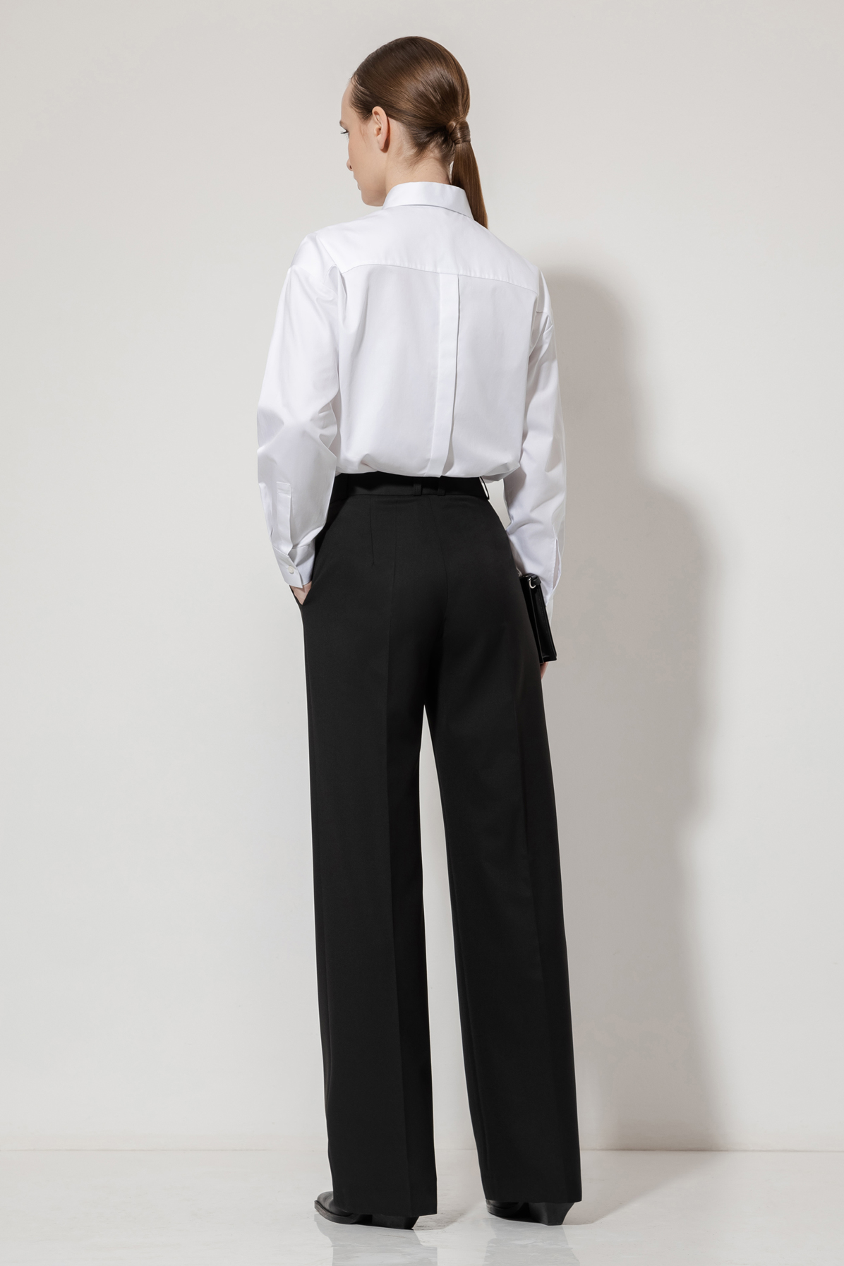 Trousers VASSA&Co, пол female, цвет black, фото №3