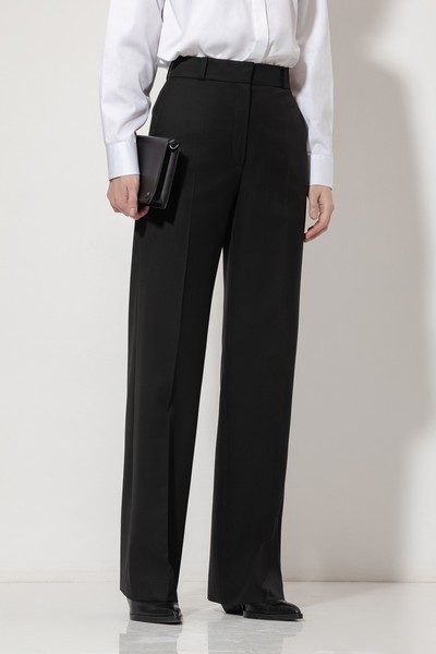 Trousers VASSA&Co, пол female, цвет black, фото №5