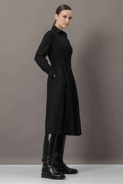 Платье VASSA&Co, пол female, цвет black, фото №3