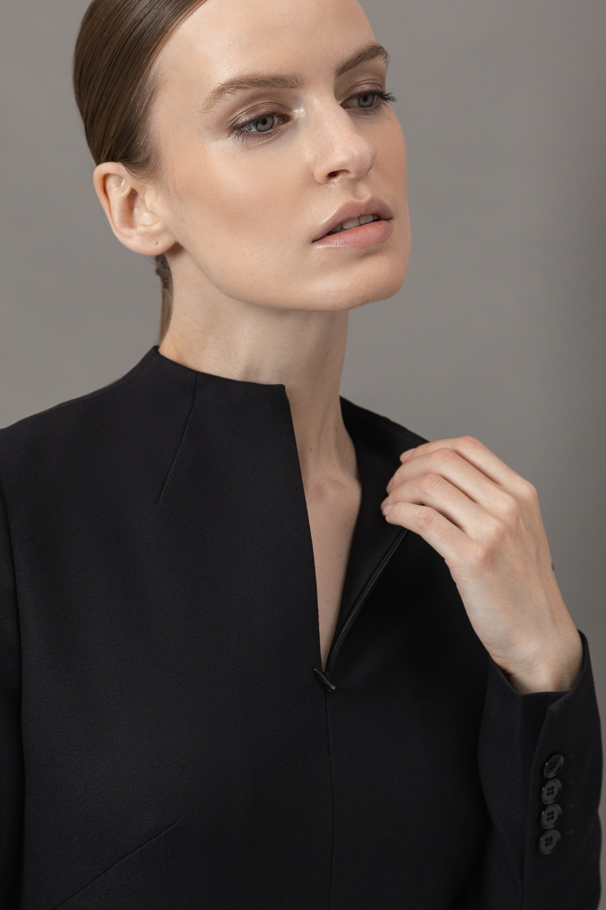 Платье VASSA&Co, пол женский, цвет черный, фото №2