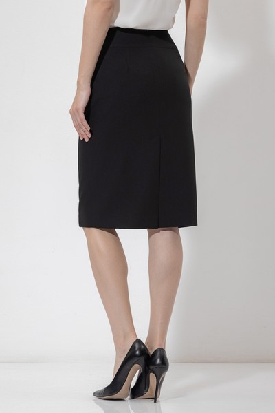 Юбка-карандаш VASSA&Co, пол женский, цвет черный, фото №5
