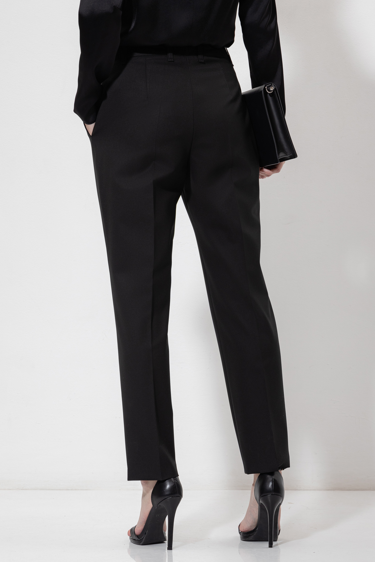 Trousers VASSA&Co, пол female, цвет black, фото №5