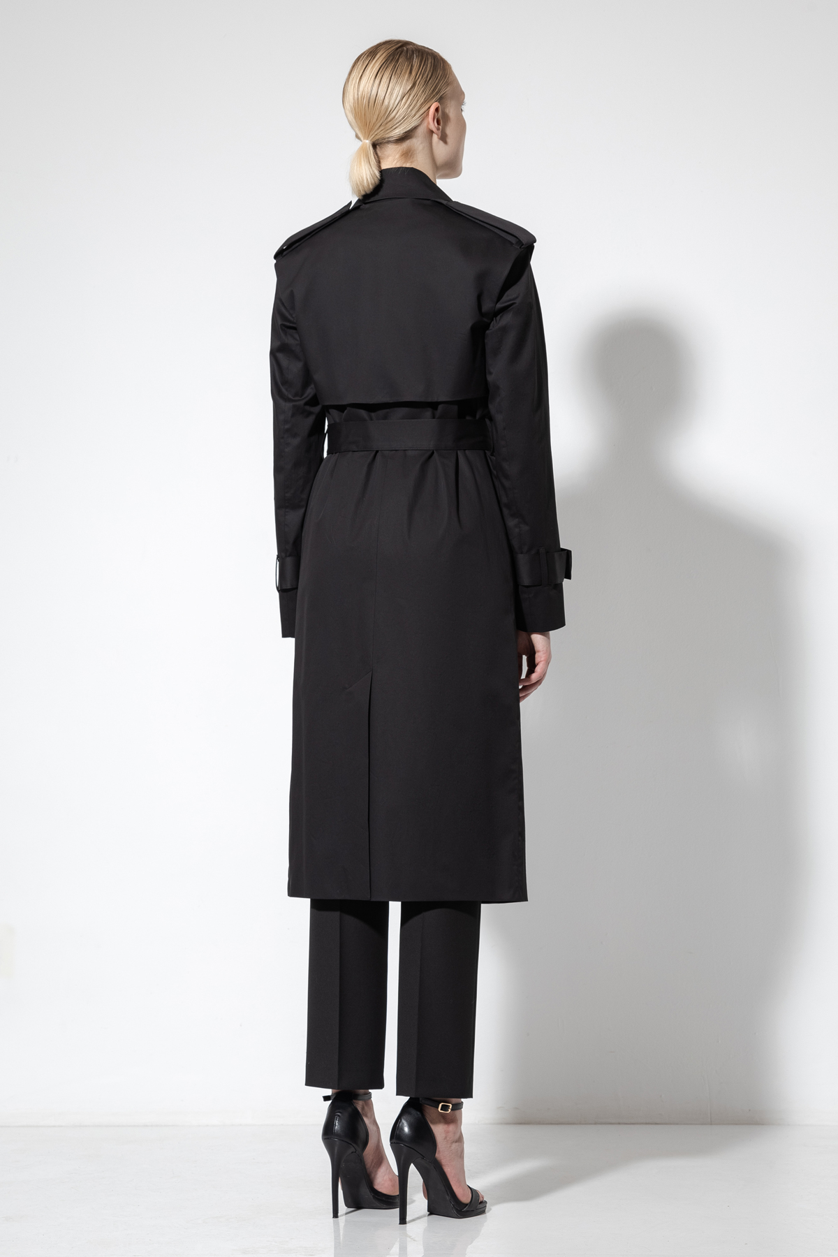 Плащ VASSA&Co, пол female, цвет black, фото №3