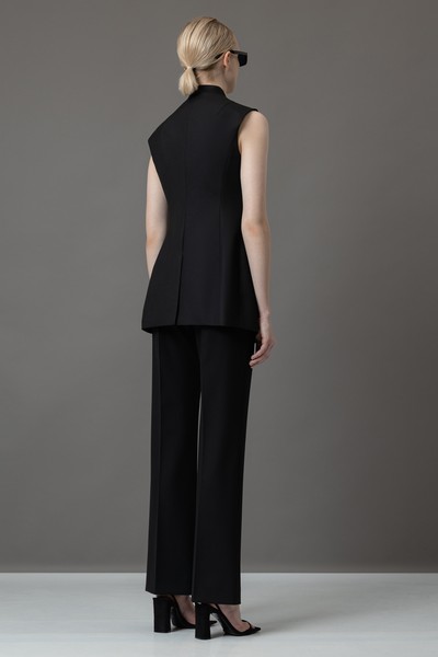 Жилет VASSA&Co, пол женский, цвет черный, фото №3