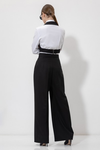 Vest VASSA&Co, пол female, цвет black, фото №4