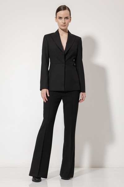 Жакет с акцентными деталями VASSA&Co, пол женский, цвет черный, фото №2