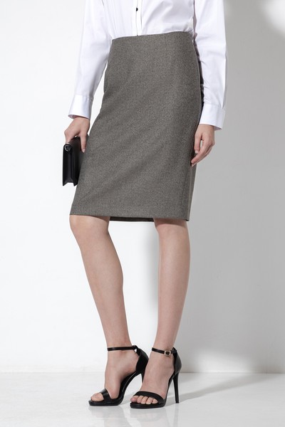 Юбка-карандаш VASSA&Co, пол женский, цвет коричневый, фото №2