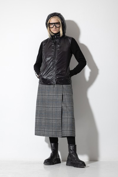 Двустороннее пальто VASSA CODE, пол женский, цвет серый, фото №6