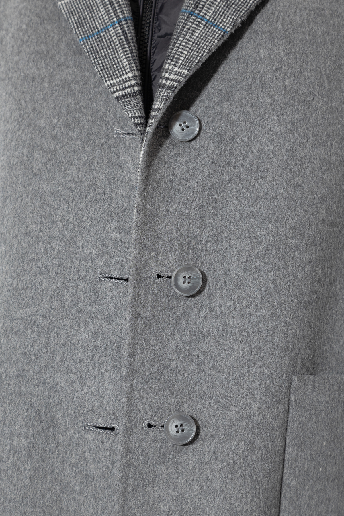 Двустороннее пальто VASSA CODE, пол женский, цвет серый, фото №5