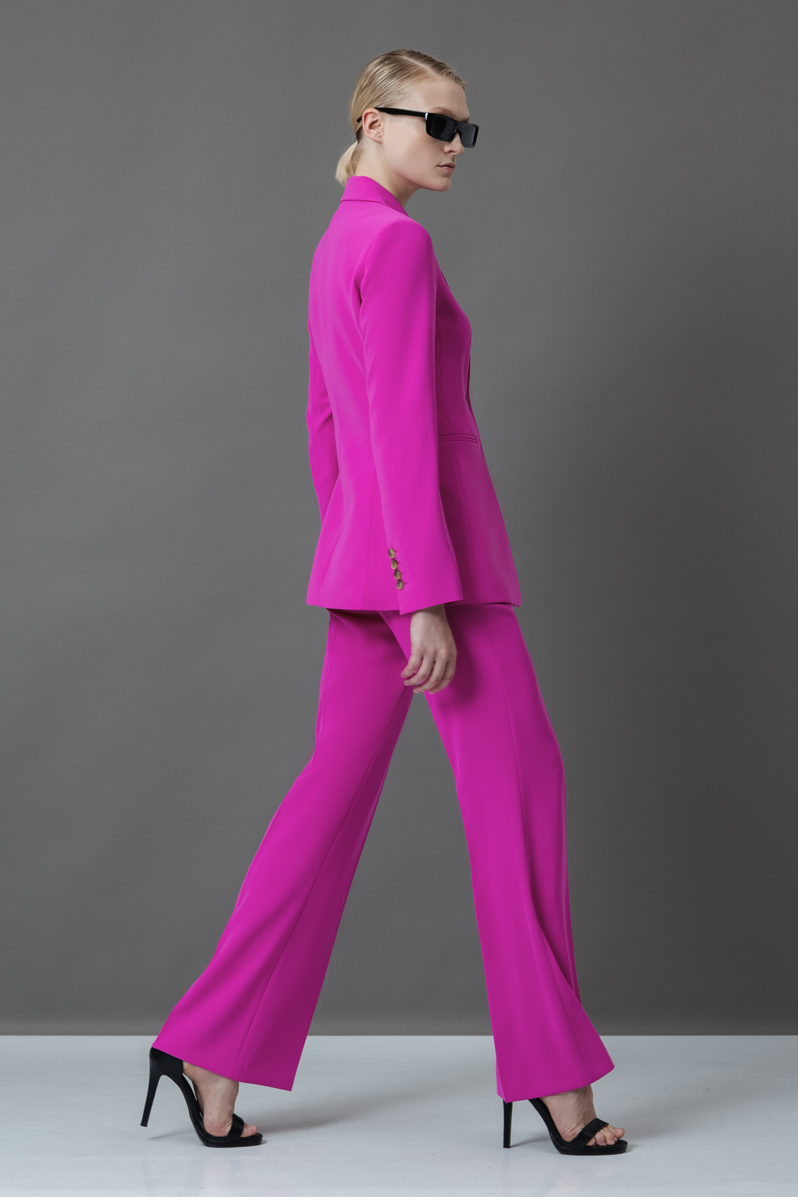 Жакет приталенного кроя VASSA&Co, пол женский, цвет розовый, фото №3