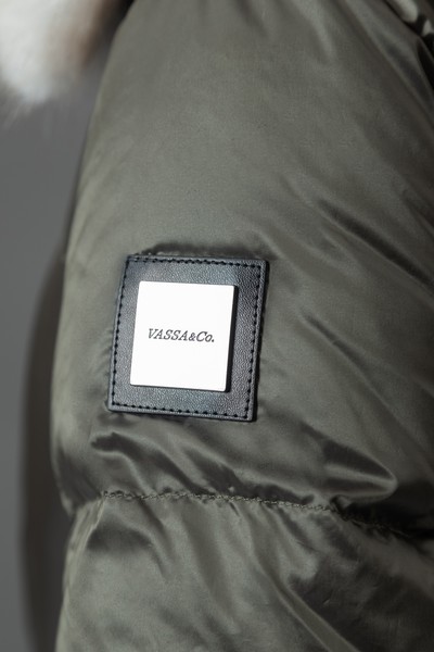 Coat VASSA&Co, пол female, цвет зеленый, фото №6
